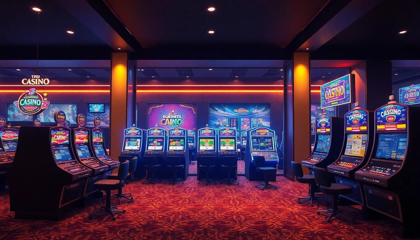 Entdecke lukrative Online Casino Bonus-Angebote mit einer Vielzahl an Spielautomaten und Spielern in Aktion.