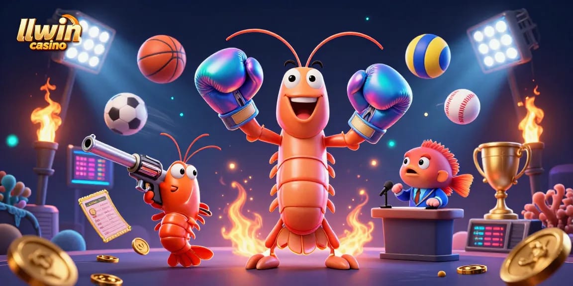Experience the thrills of llwin casino with vibrant characters and dynamic gaming elements.