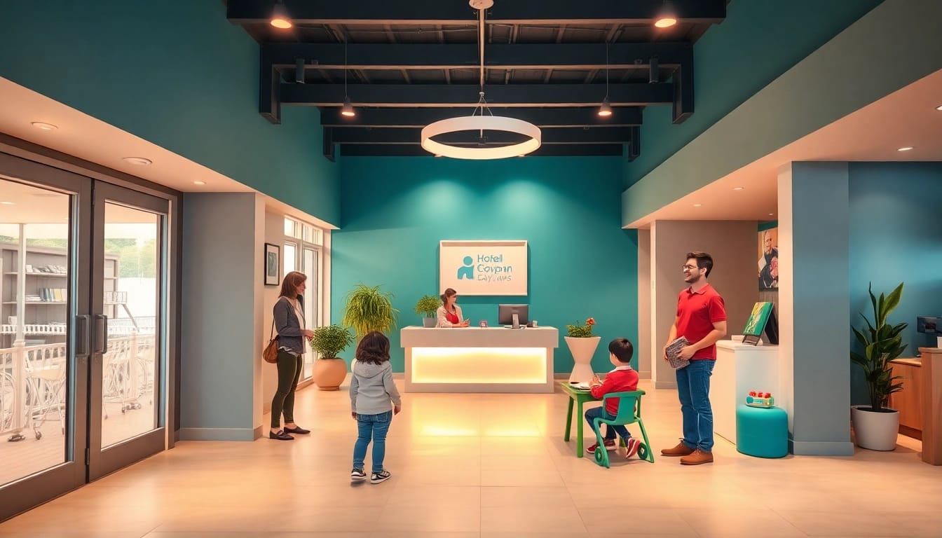Entdecken Sie das einladende Hotel nahe Playmobil Funpark mit freundlichem Personal und kinderfreundlichen Bereichen.