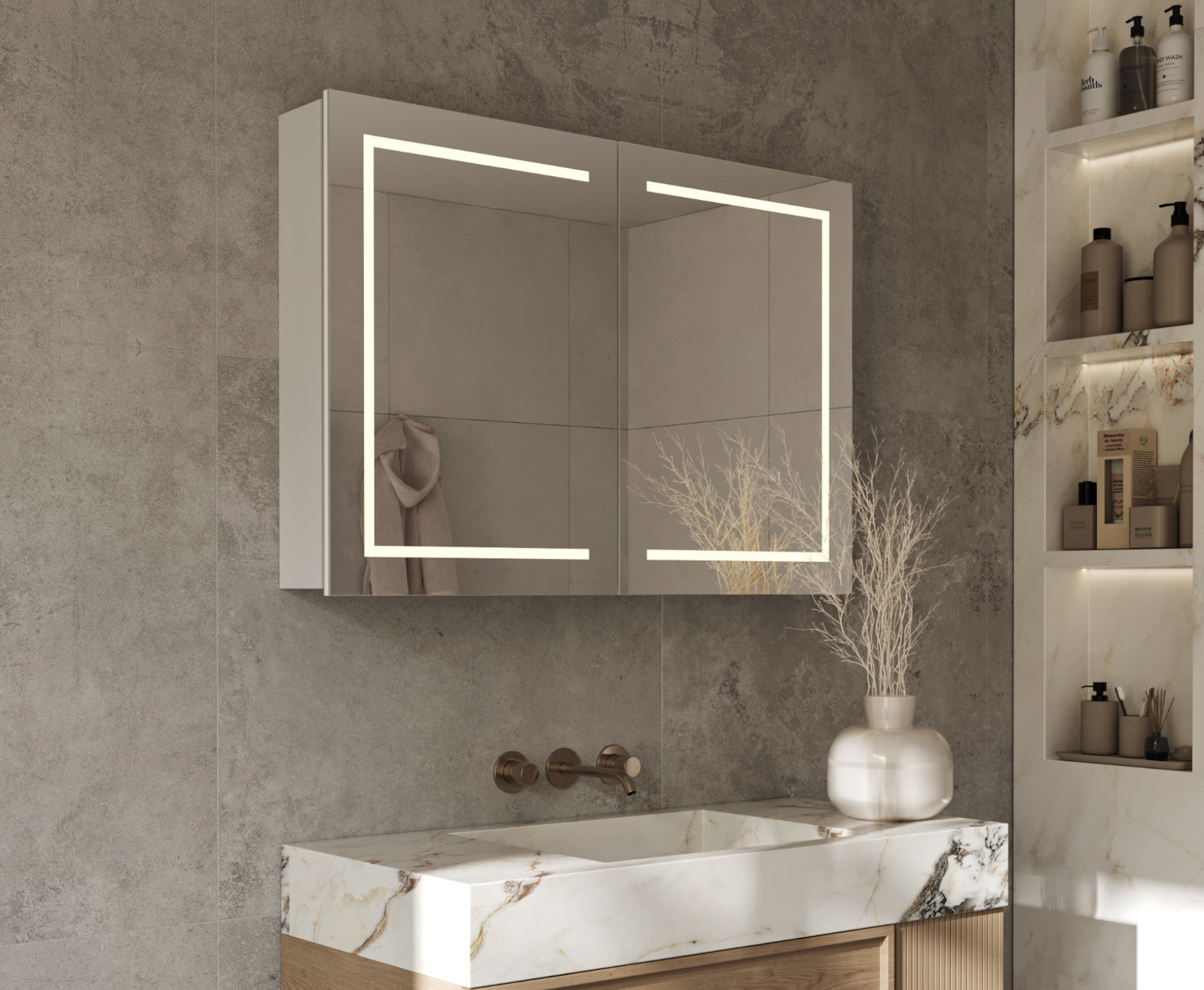 Elegante Lösungen für Ihr Badezimmer: Der sonni Spiegelschrank