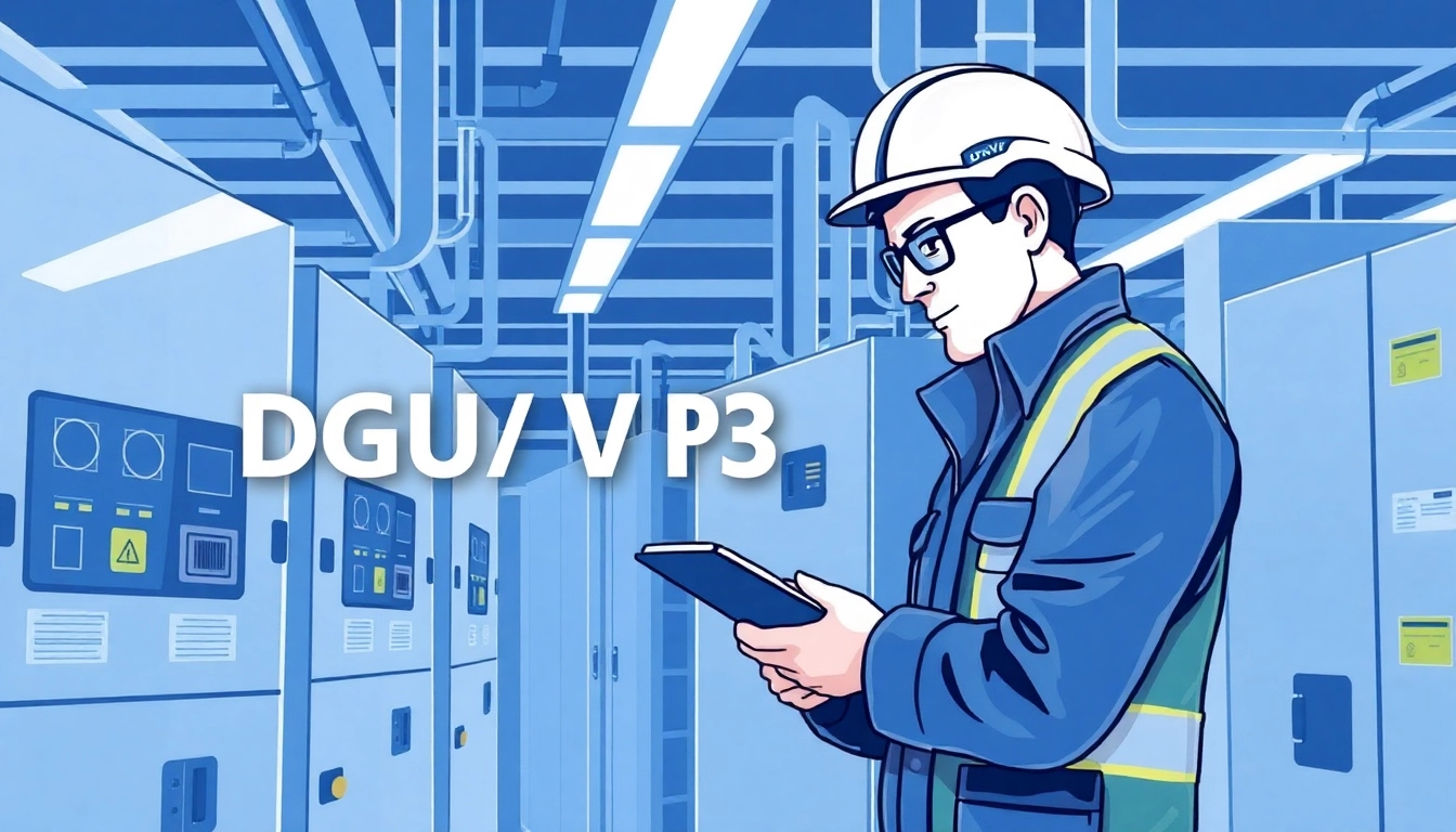 Technician performing a DGUV V3 Prüfung on electrical devices, emphasizing safety and precision.