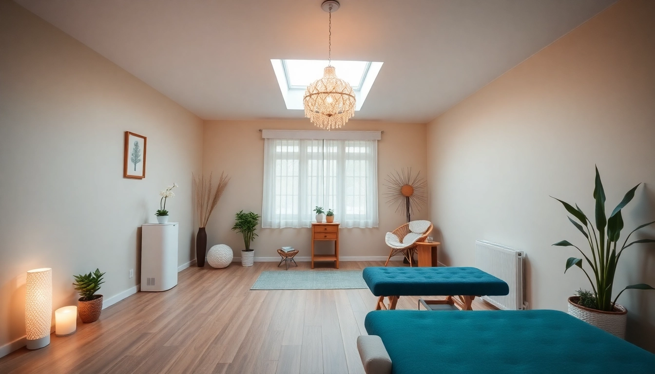 Osteopathie Berlin: Behandlungsraum in Berlin Mitte mit freundlicher Atmosphäre und modernem Design.