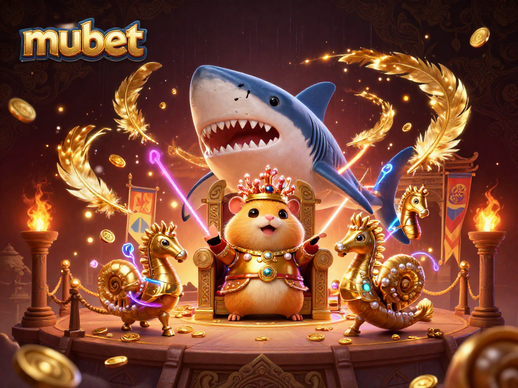 Experience thrilling wins at mubet with the golden hamster king and royal gambling companions