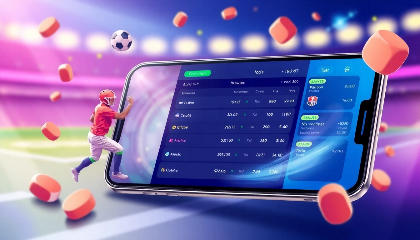 Interactive display of neue wettanbieter revealing dynamic betting options and attractive bonuses.