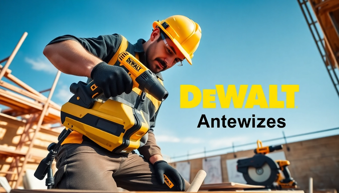Entdecke die Vorteile der DeWalt Angebote mit Bauwerkzeugen in Aktion.
