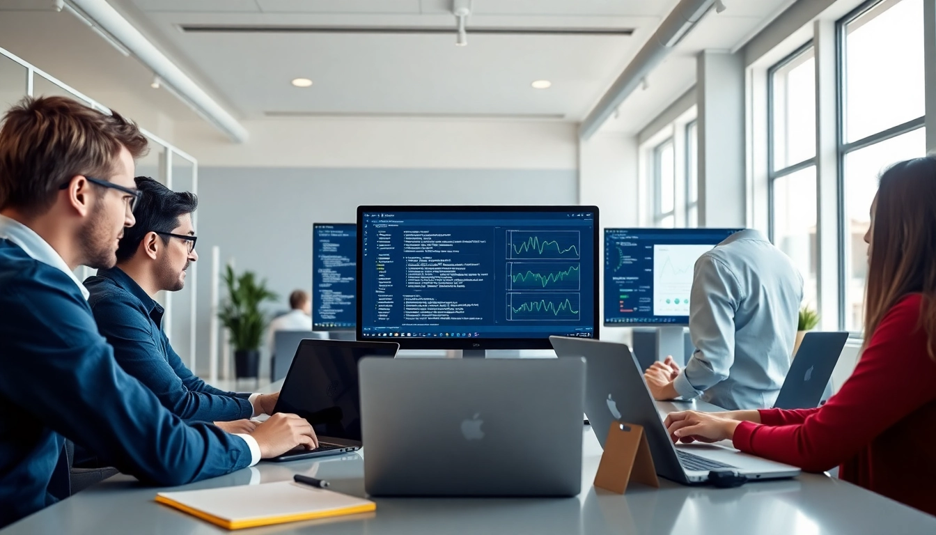 Efficient collaboration on Shopware API Integration in a modern office environment.