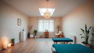 Osteopathie Berlin: Behandlungsraum in Berlin Mitte mit freundlicher Atmosphäre und modernem Design.