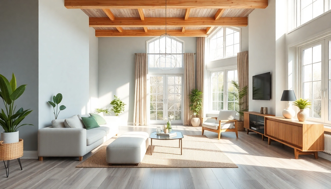 Entdecke inspirierende Raumgestaltung mit modernem, hellen Interieur und eleganter Möblierung.