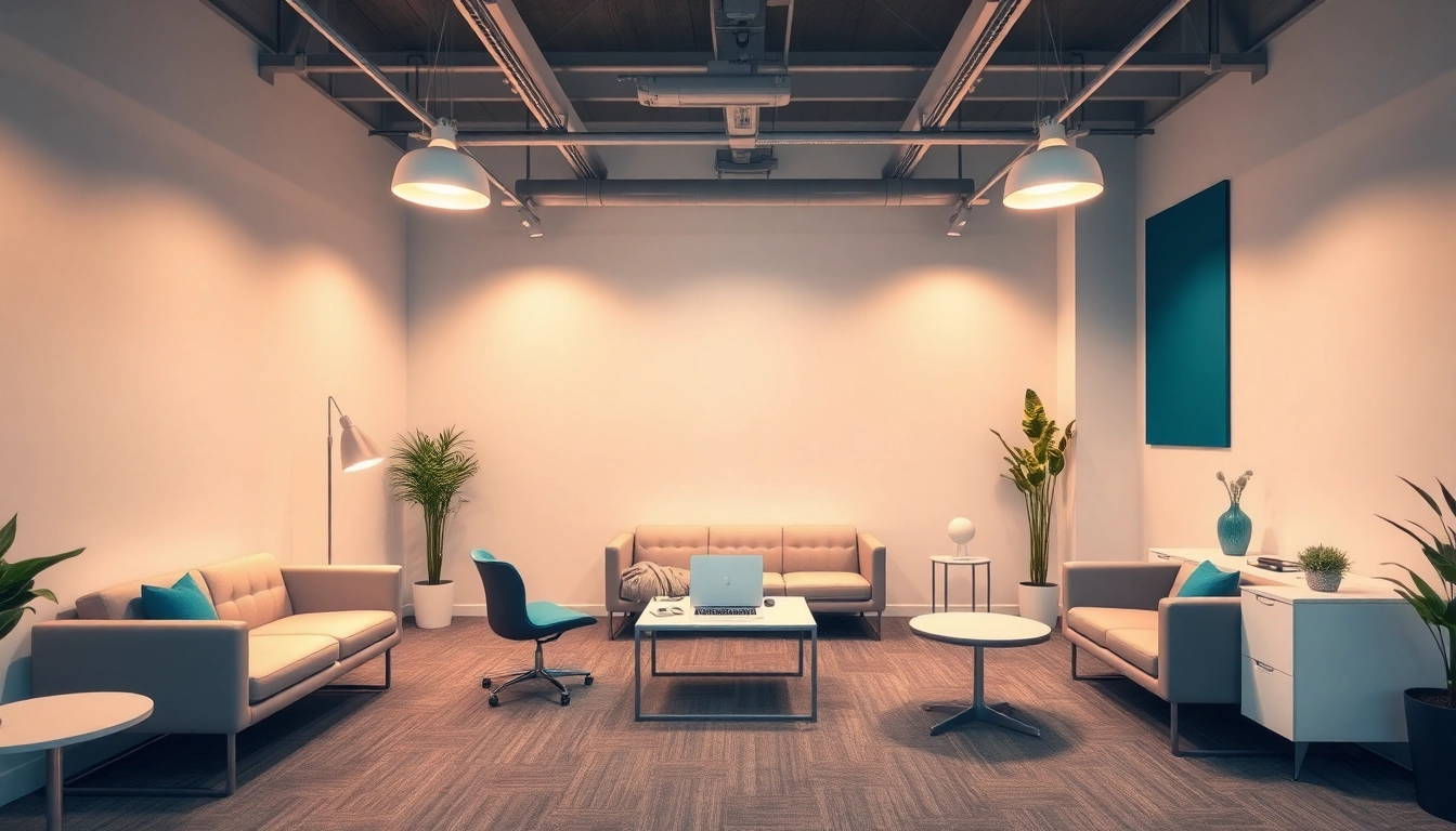 Headhunter Erfurt: Professioneller Arbeitsplatz mit eleganter Büroeinrichtung und einladender Atmosphäre.