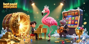 Play the best payid online pokies with vibrant casino characters and dazzling treasures.